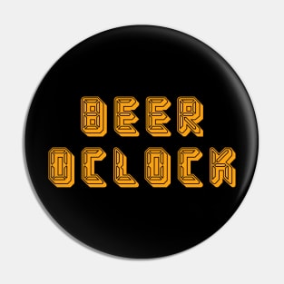 Beer o’clock Pin