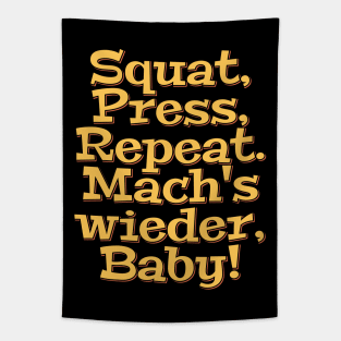 Squat Press Repeat Tapestry