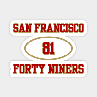 SAN FRANCISCO 49ERS "TO" TERRELL OWENS #81 Magnet