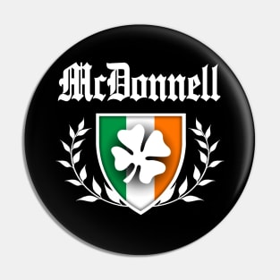 McDonnell Shamrock Crest Pin