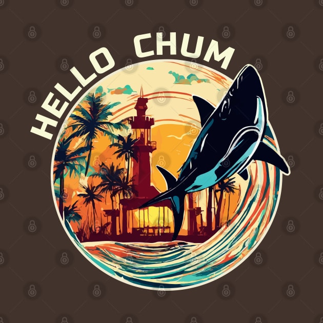 Hello Chum Shark Vintage by Aestrix