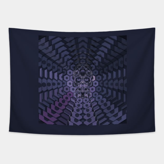 Electroluminated Skull Radiate - Midnight Tapestry by Boogie 72