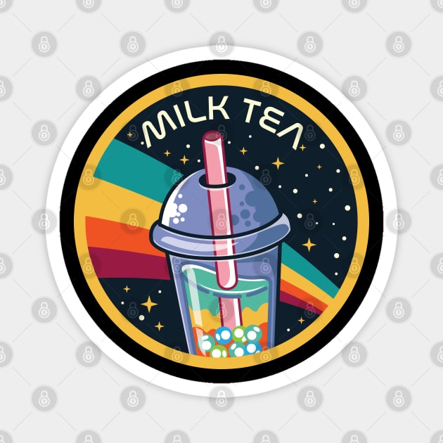 Milktea Space Delivery Magnet by spacedowl