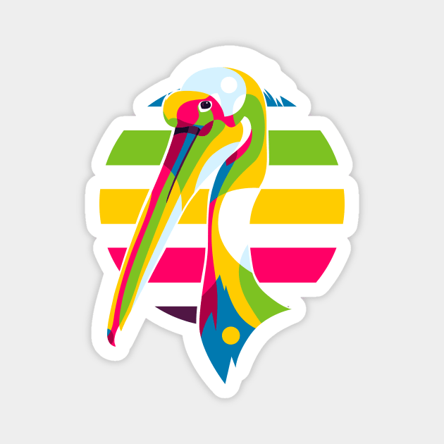 Pelican Magnet by wpaprint