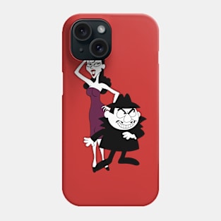 Boris Badenov and Natasha Fatale - Rocky & Bullwinkle Phone Case