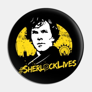 #SherlockLives Pin