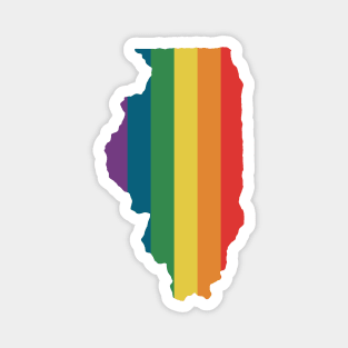 Illinois State Rainbow Magnet