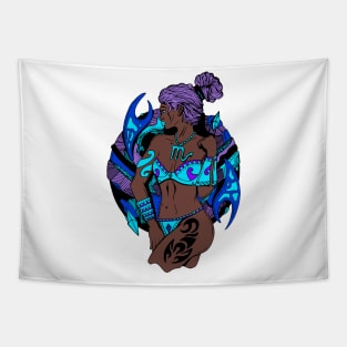 Scorpio Beauty - Blue Edition Tapestry