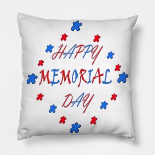 Happy Memorial day t-shirt Pillow