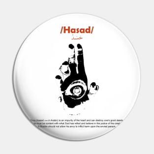 حسد - Hasad - Envy Pin