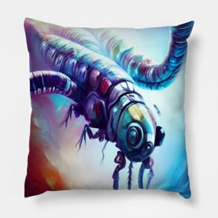 Alien insect Pillow