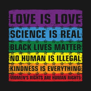 Science Is Real Black Lives Matter T-Shirt