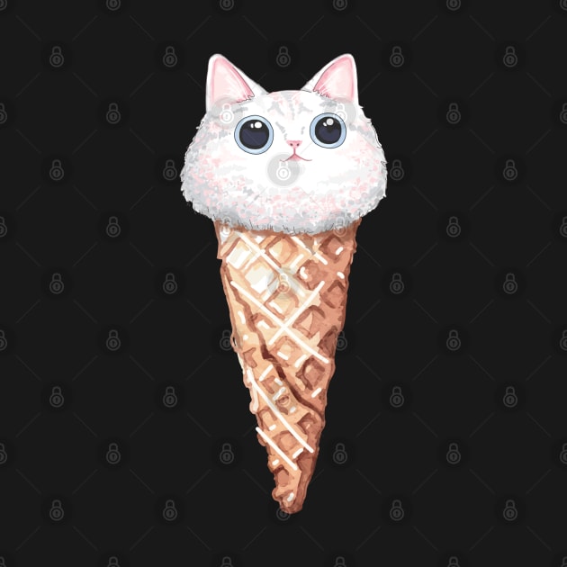 Cat Ice Cream by SuperrSunday