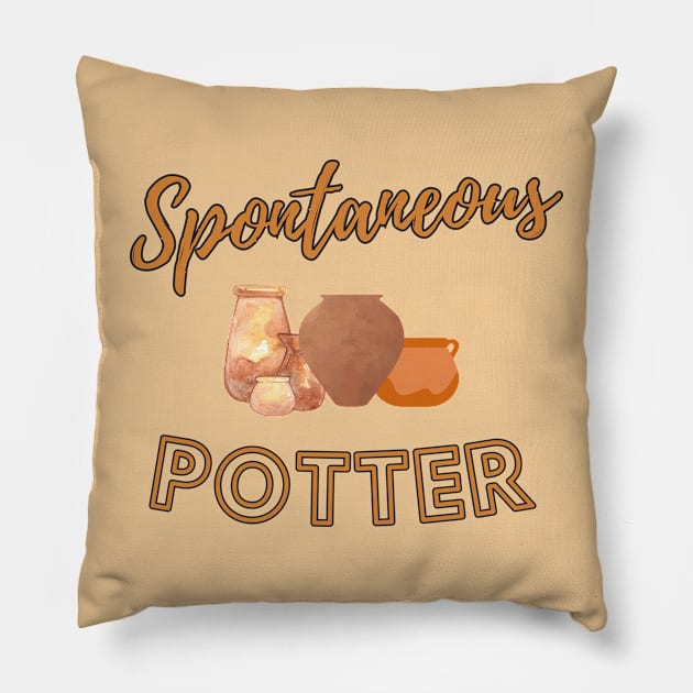 Spontaneous Potter Pillow by Sandpod