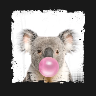 Koala Tshirts, Koala Bear Shirts, Koala Chewing Gum T-Shirt