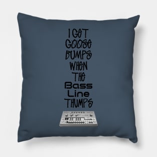 303 Bassline Slogan Pillow