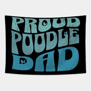 Proud Poodle Dad Tapestry