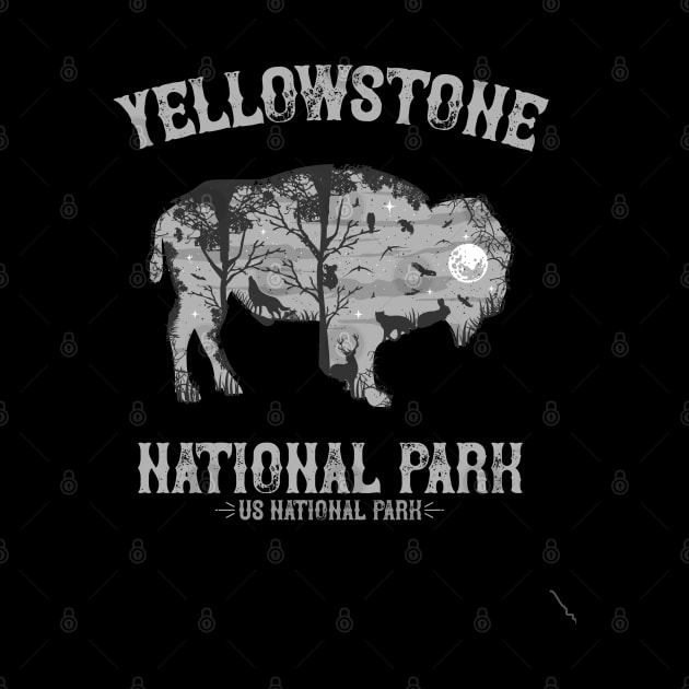 US National Parks Yosemite Animal Design by FilsonDesigns