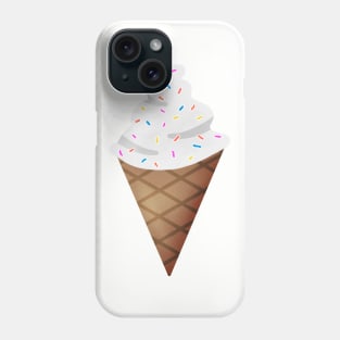 Vanilla Ice Cream With Sprinkles Phone Case