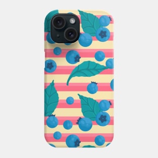 Melancholic Blueberry Pattern Phone Case