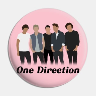 one direction flat Pin