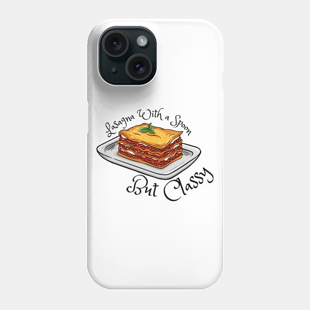 Italian Lasagna Phone Case by alvarsprints