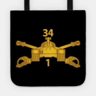 1st Bn 34th Armor - Armor Branch wo Txt Tote
