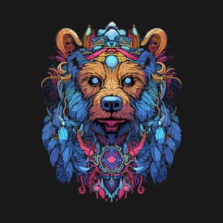 DMT Art Psychedelic Bear T-Shirt