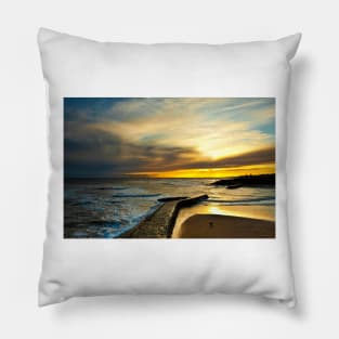 Cullercoats Bay Dawn Pillow