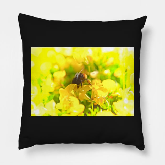 THE NECTAR COLLECTAR Pillow by dumbodancer