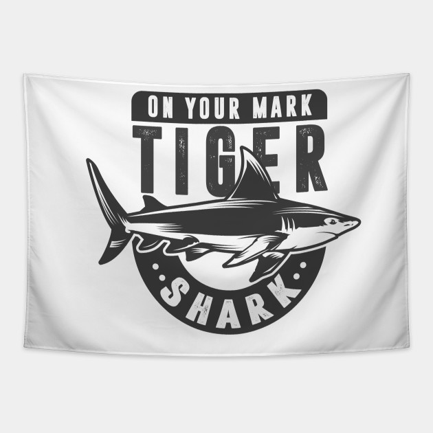Get Wallpaper On Your Mark Tiger Shark On Your Mark Tiger Shark Tapisserie Desktop Wallpaper Free