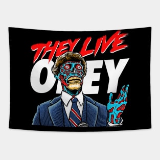 They Live, John Carpenter, Cult Classic Tapestry