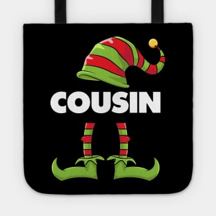 Cousin Elf Funny Matching Christmas Costume Family Tote