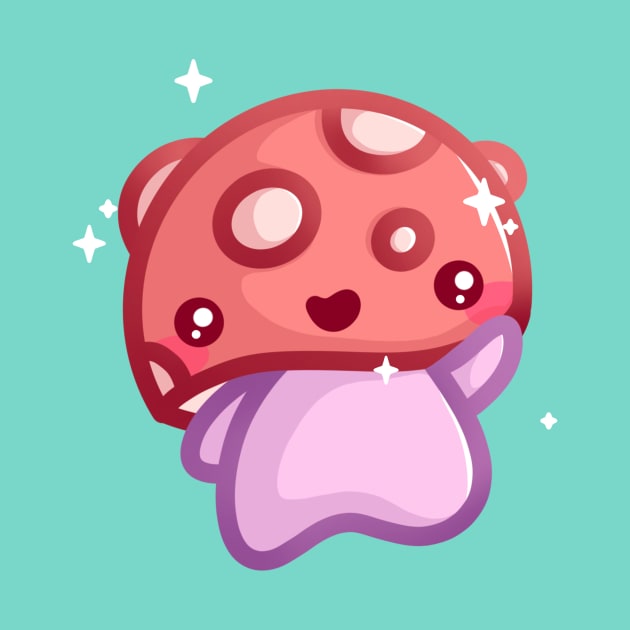 Super Cute Mushroom - Kawaii Mushroom by perdita00