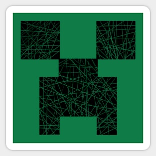 Minecraft Creeper Sticker for Sale by qloc