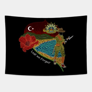 ANZAC Day - Lest We Forget Tapestry