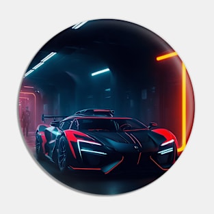 Underground Velocity Sports Car Pin