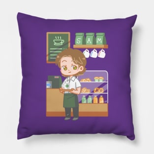 Coffe Shop Sammy Pillow