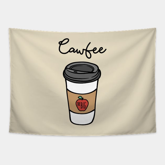 Drinks - New York - Coffee - Funny Tapestry by Design By Leo