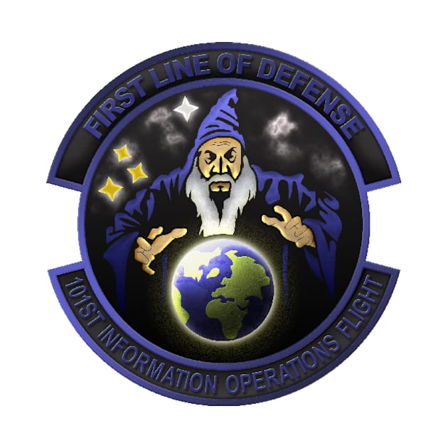 101st Information Operations Flight Shield by Spacestuffplus