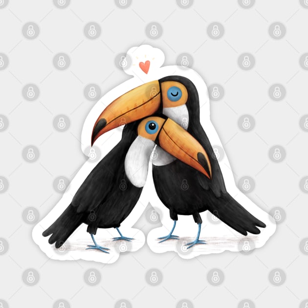 Toucan Love Magnet by Sophie Corrigan