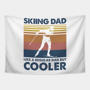 Skiing Dad Vintage Gift Father's Day Tapestry