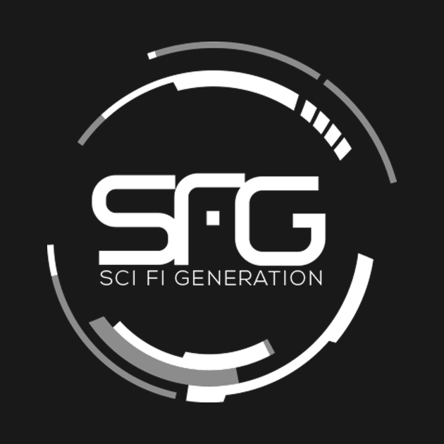 SCI FI GENERATION LOGO CREWNECK SHIRT by daryle