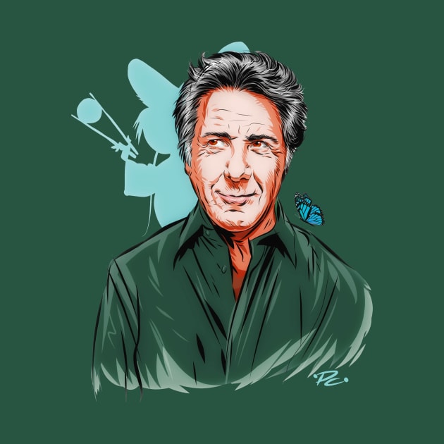 Dustin Hoffman - An illustration by Paul Cemmick by PLAYDIGITAL2020