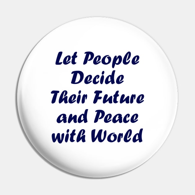 Peace with People Pin by Najmy