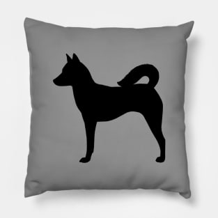 Canaan Dog Silhouette Pillow