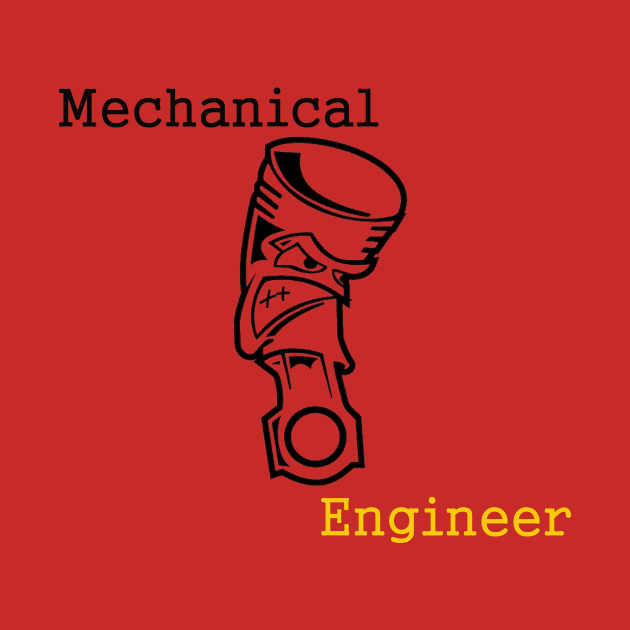 mechanical engineer t-shirt by volcano