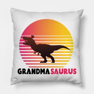 Mother's Day Grandmasaurus T rex Dinosaur Grandma Saurus Pillow