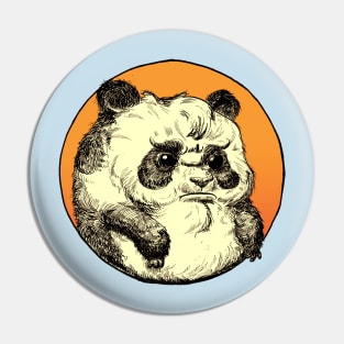 Grumpy panda Pin