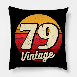 Vintage Legend Since 1979 Pillow